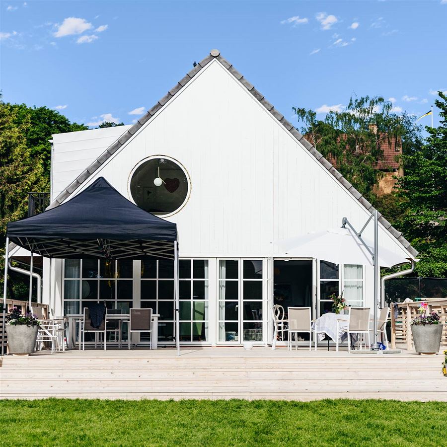 Hvitt sommerhus