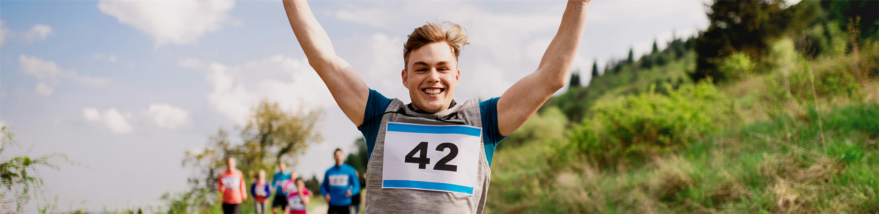 Mann vinner maraton