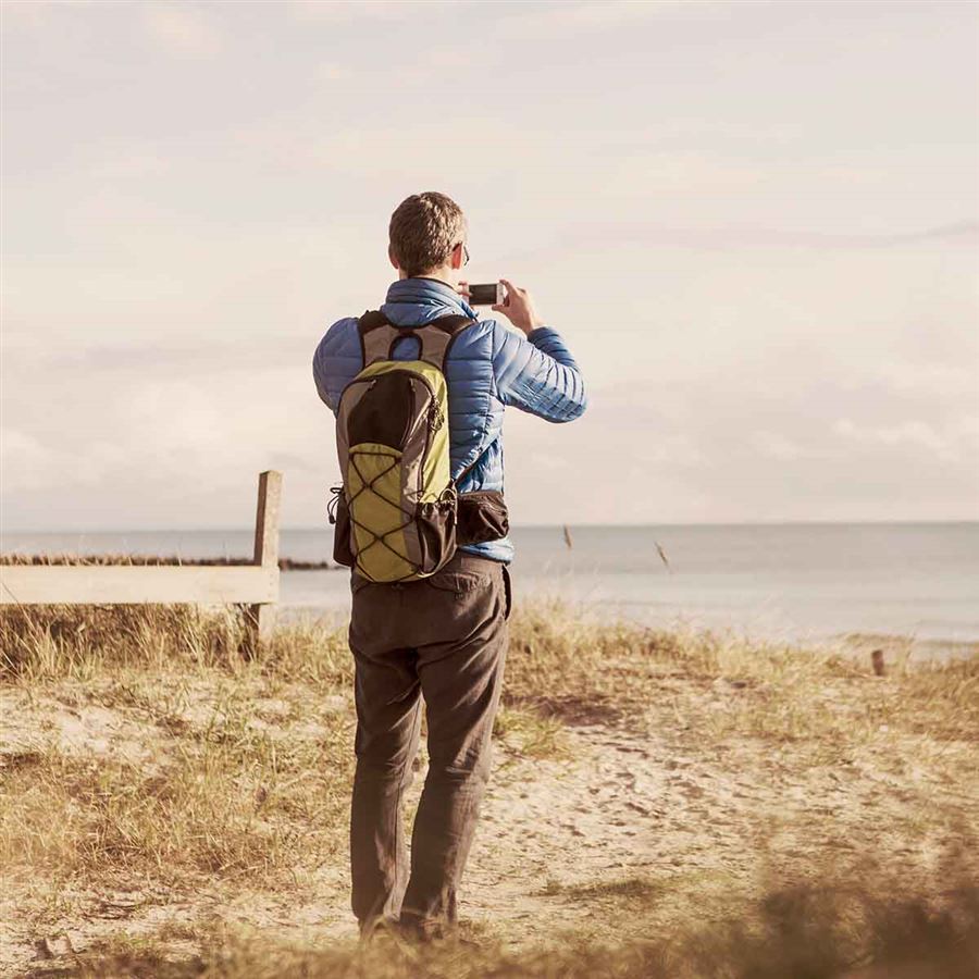 Fotografi på stranden