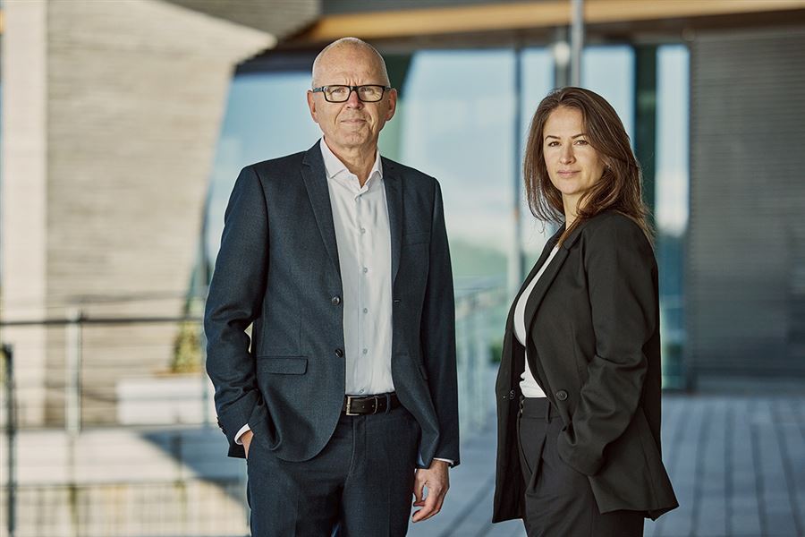 Rådgiverne Sara og Per Ole fra Handelsbanken