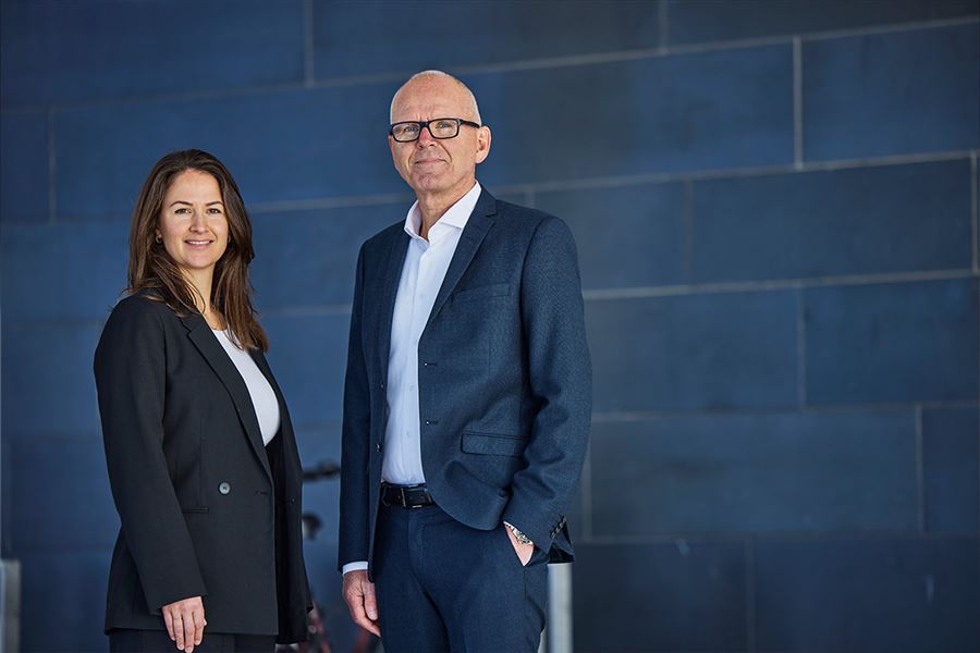Rådgiverne Sara og Per Ole fra Handelsbanken