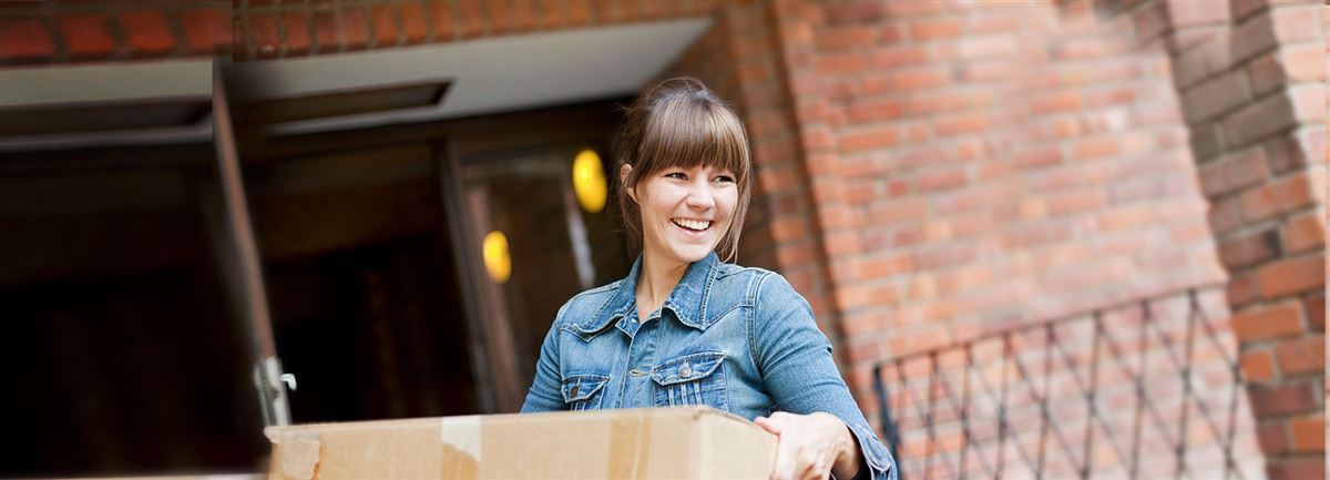 woman moving to new house Handelsbanken.se